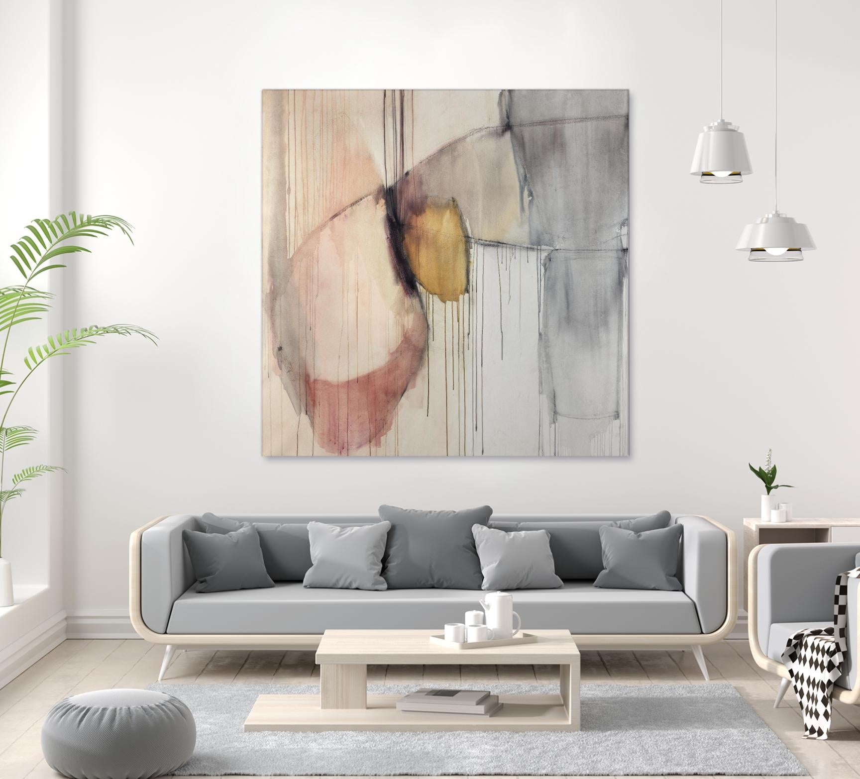 Trapped Silence by Daleno Art on GIANT ART - beige abstract abstrait