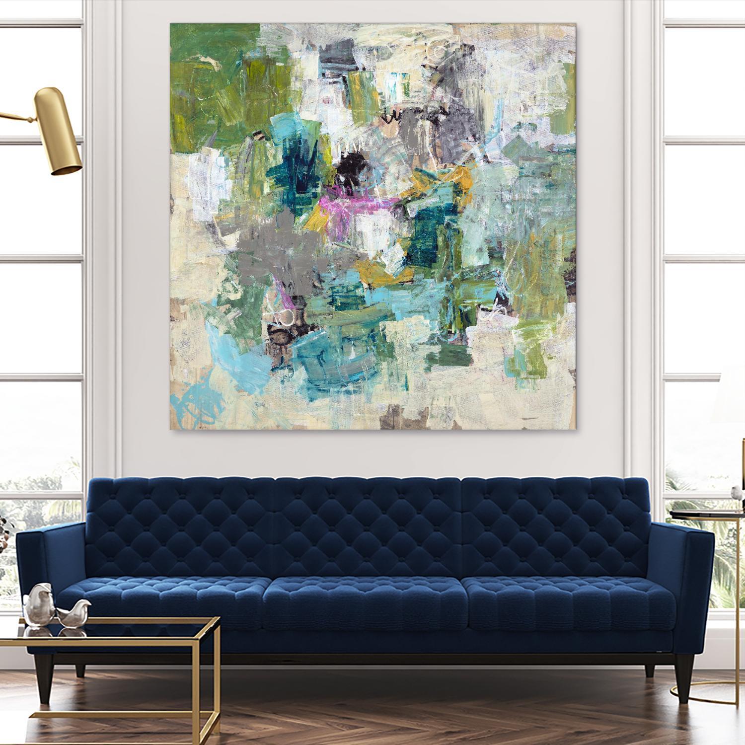 Break the Intrusion by Daleno Art on GIANT ART - beige abstract abstrait 