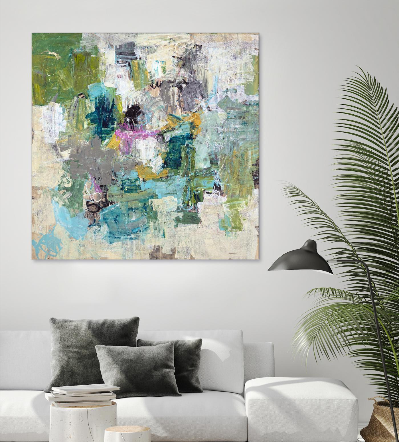 Break the Intrusion by Daleno Art on GIANT ART - beige abstract abstrait 