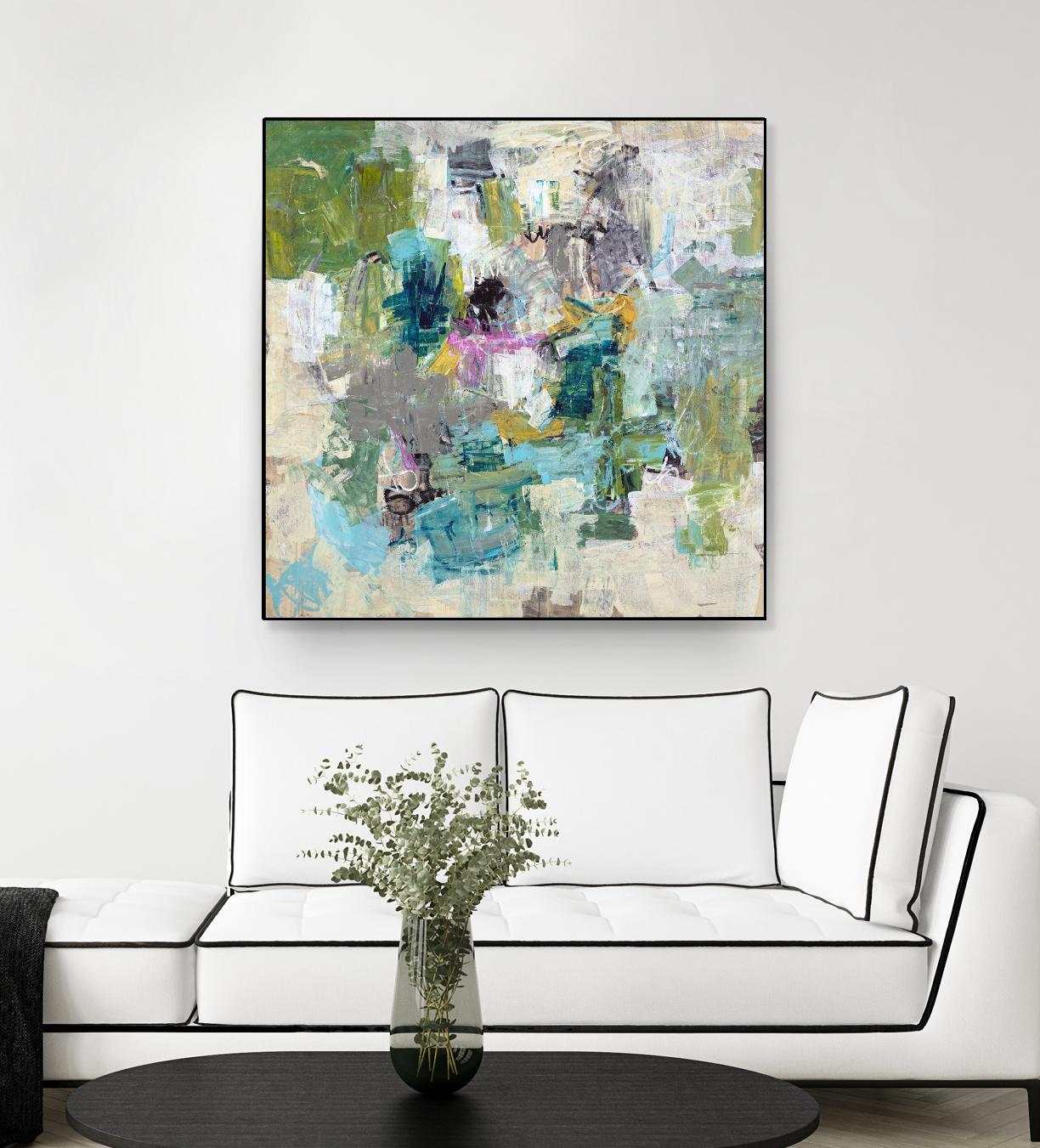 Break the Intrusion by Daleno Art on GIANT ART - beige abstract abstrait 