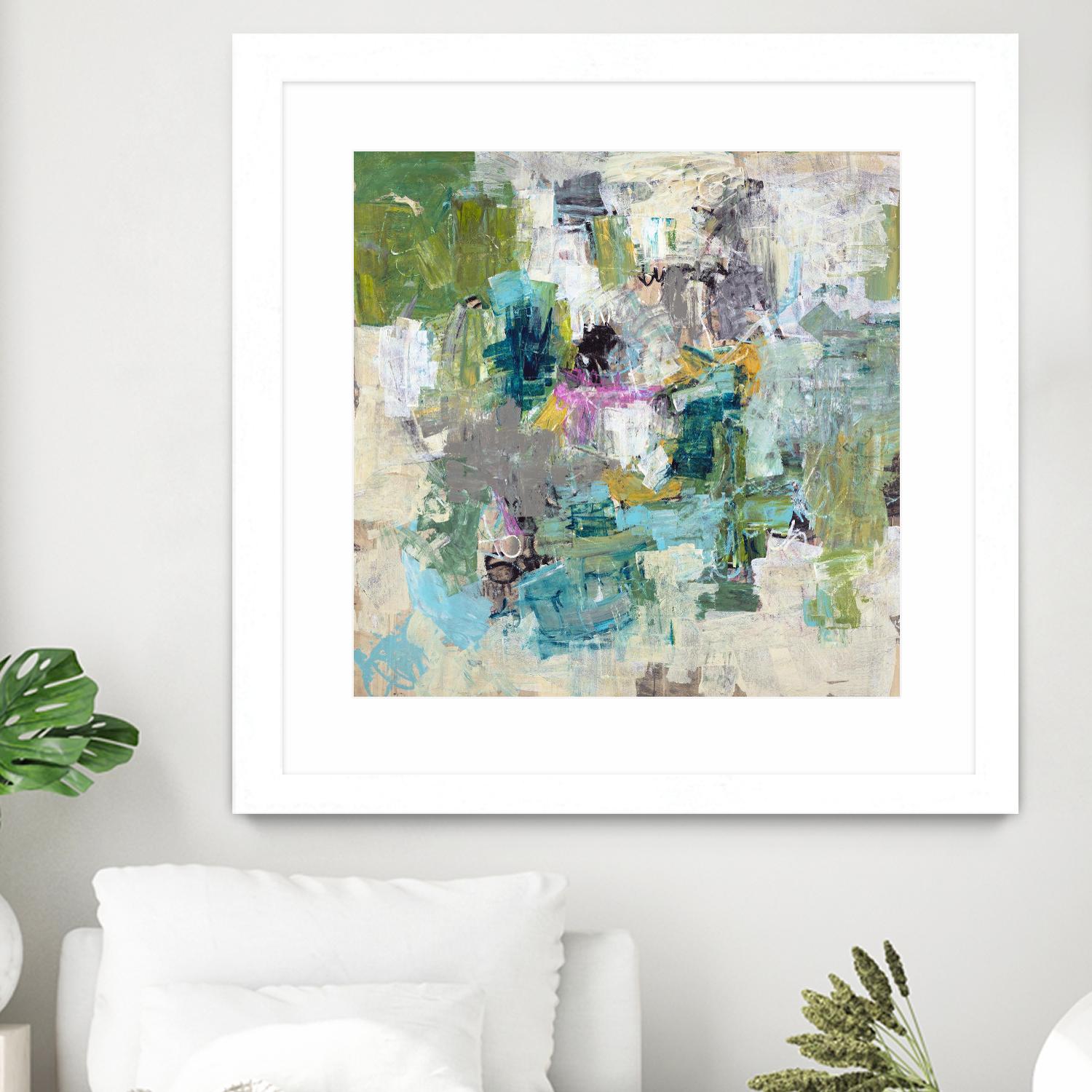 Break the Intrusion by Daleno Art on GIANT ART - beige abstract abstrait 