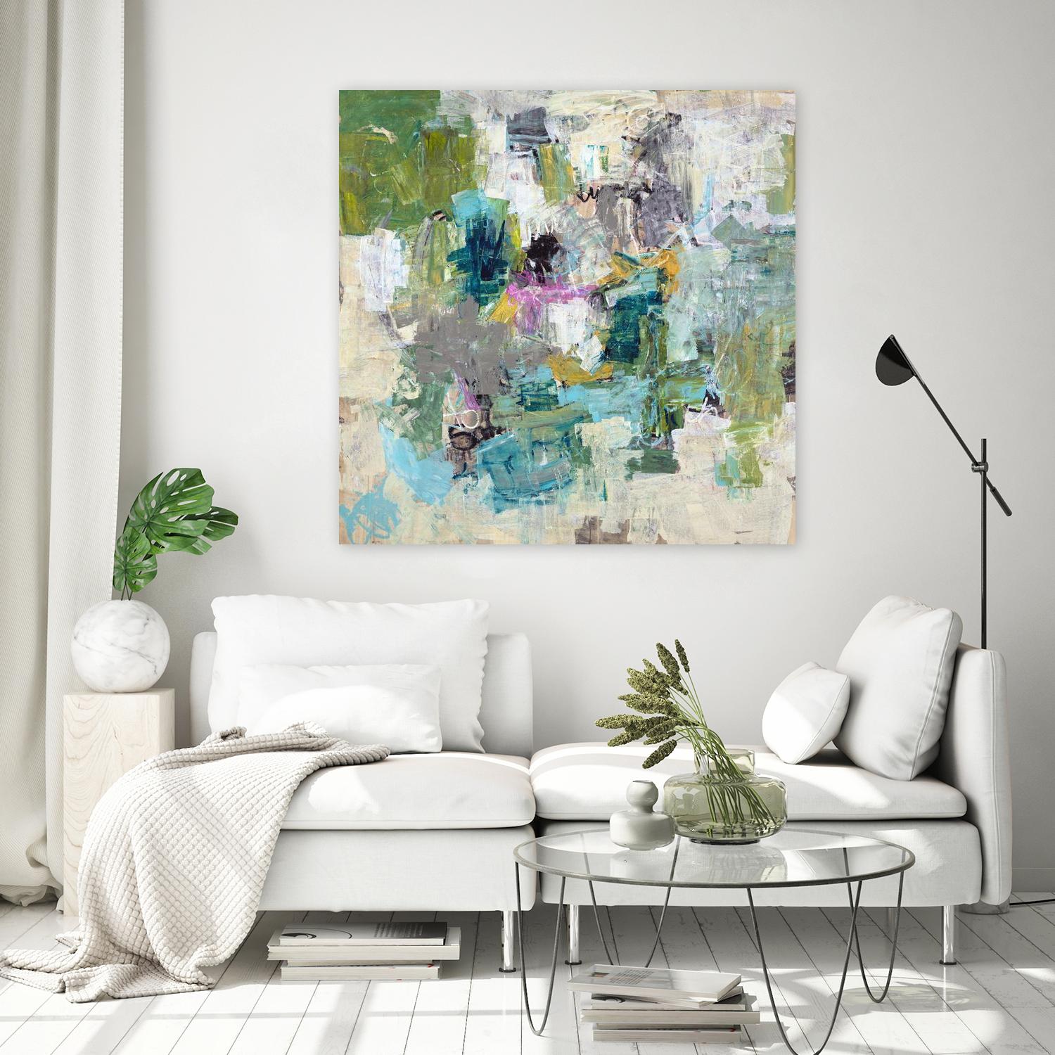 Break the Intrusion by Daleno Art on GIANT ART - beige abstract abstrait 