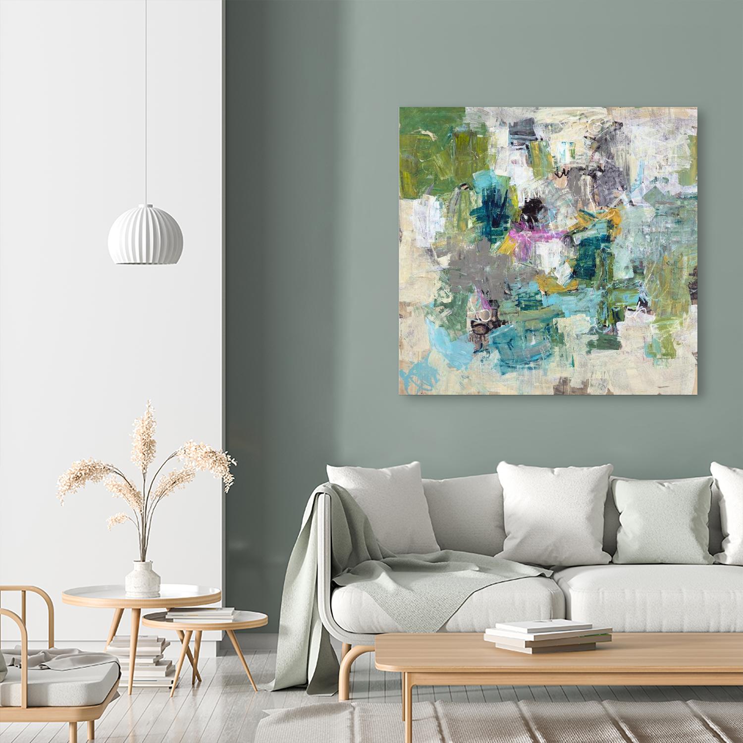 Break the Intrusion by Daleno Art on GIANT ART - beige abstract abstrait 