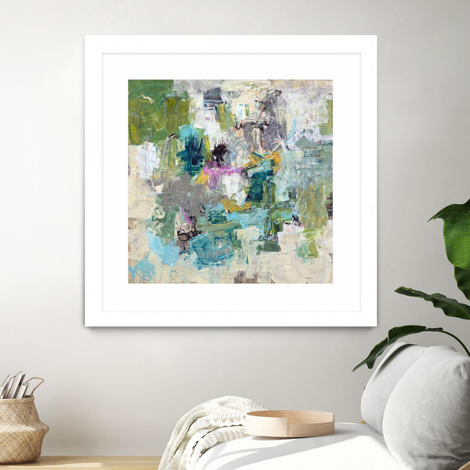 Break the Intrusion by Daleno Art on GIANT ART - beige abstract abstrait 
