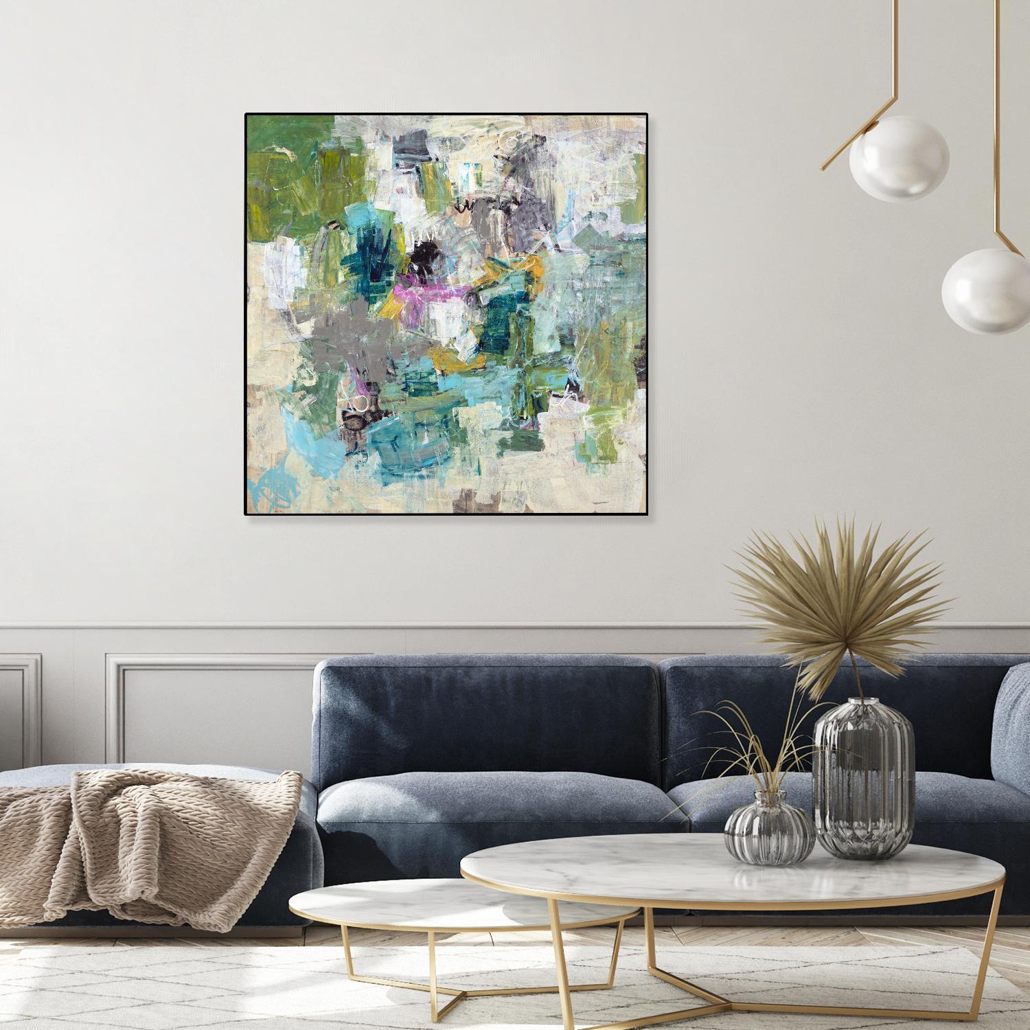 Break the Intrusion by Daleno Art on GIANT ART - beige abstract abstrait 