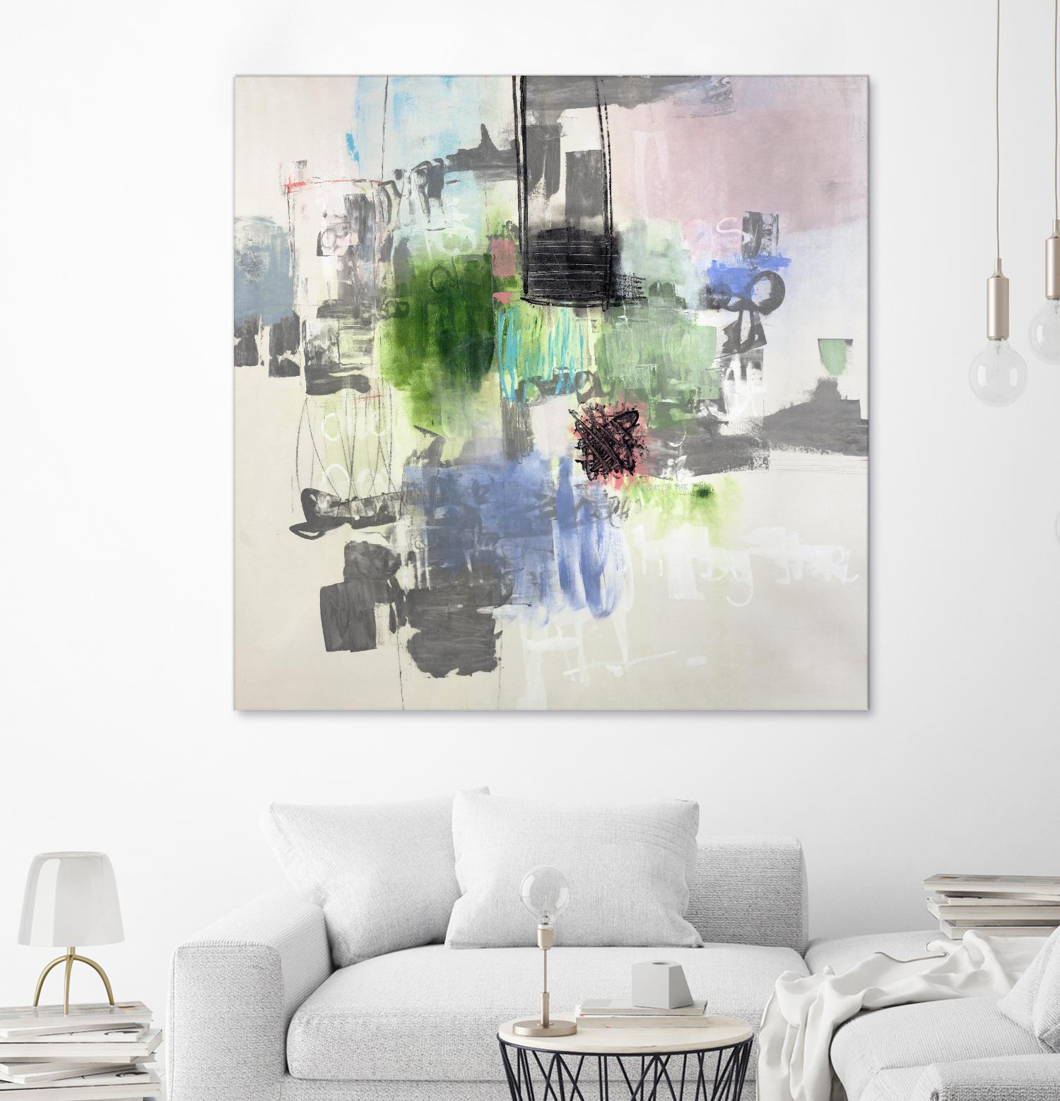 Uncontained by Daleno Art on GIANT ART - grey  abstract abstrait 