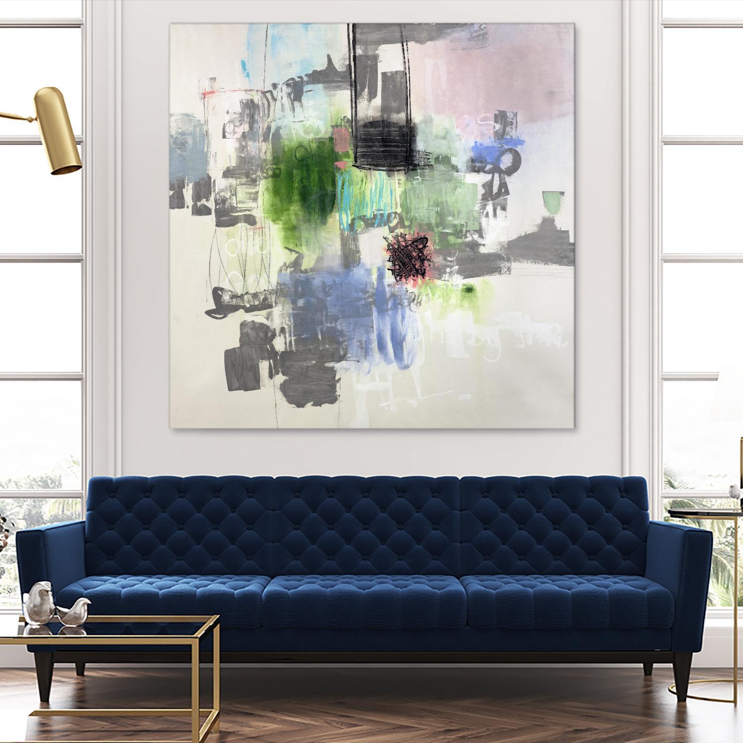 Uncontained by Daleno Art on GIANT ART - grey  abstract abstrait 