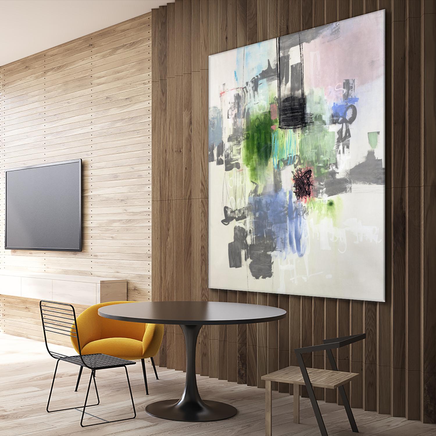 Uncontained by Daleno Art on GIANT ART - grey  abstract abstrait 