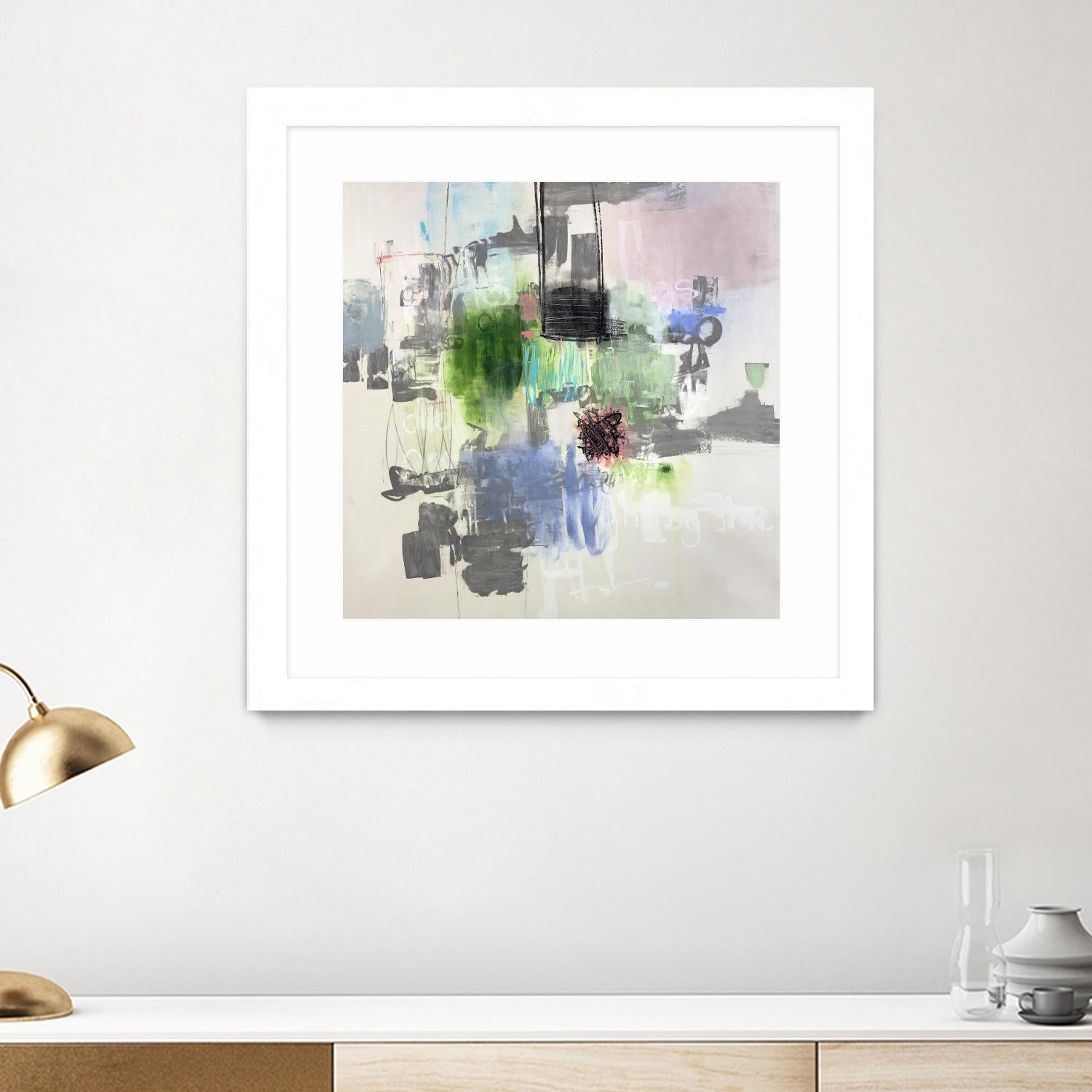 Uncontained by Daleno Art on GIANT ART - grey  abstract abstrait 