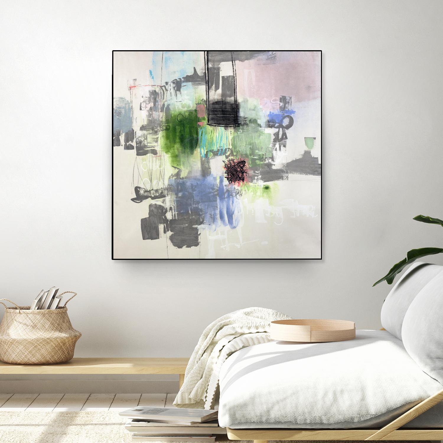 Uncontained by Daleno Art on GIANT ART - grey  abstract abstrait 