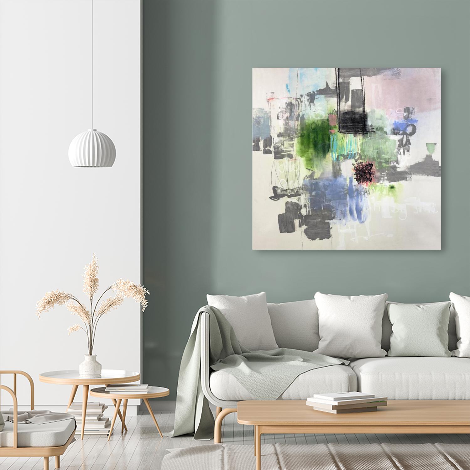 Uncontained by Daleno Art on GIANT ART - grey  abstract abstrait 