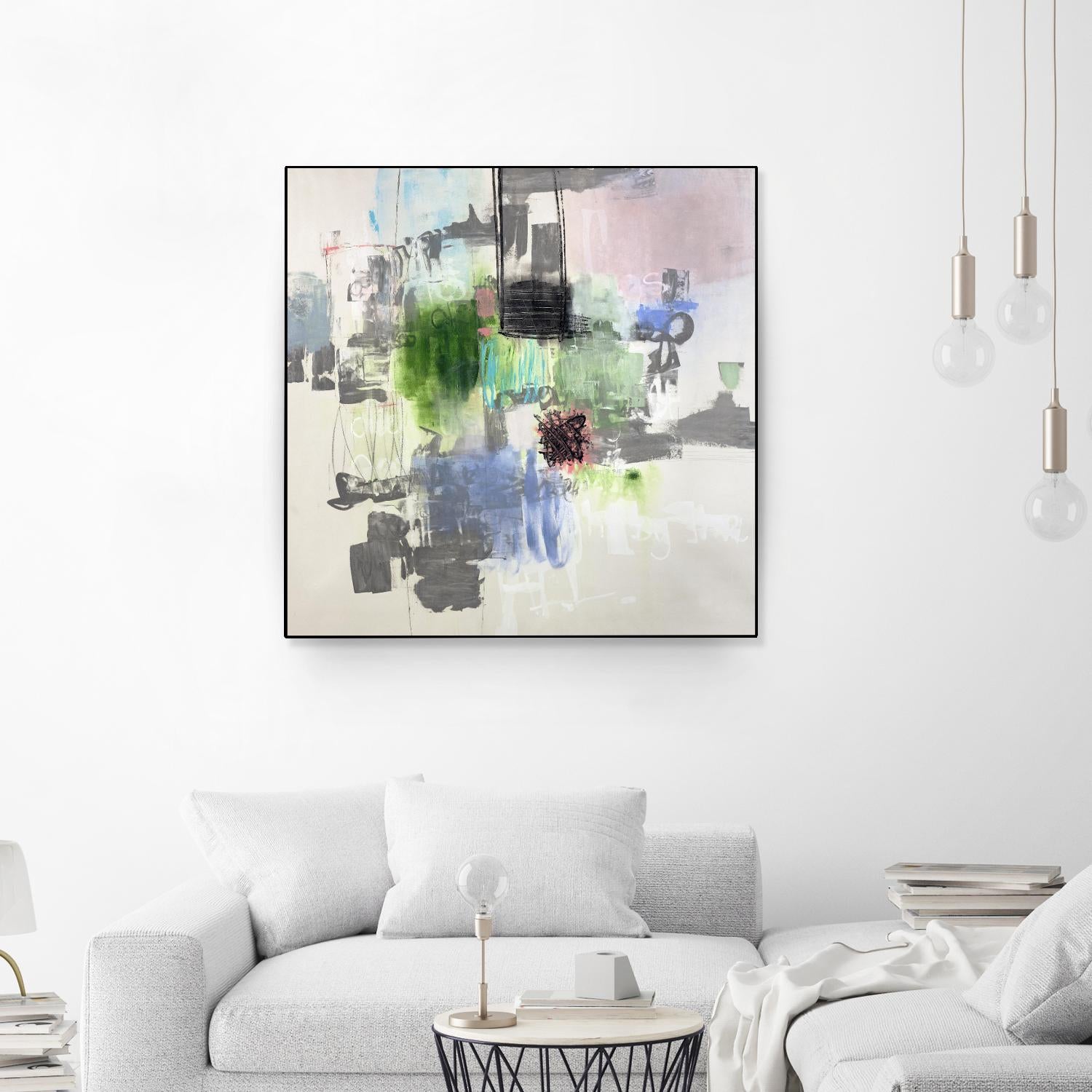 Uncontained by Daleno Art on GIANT ART - grey  abstract abstrait 