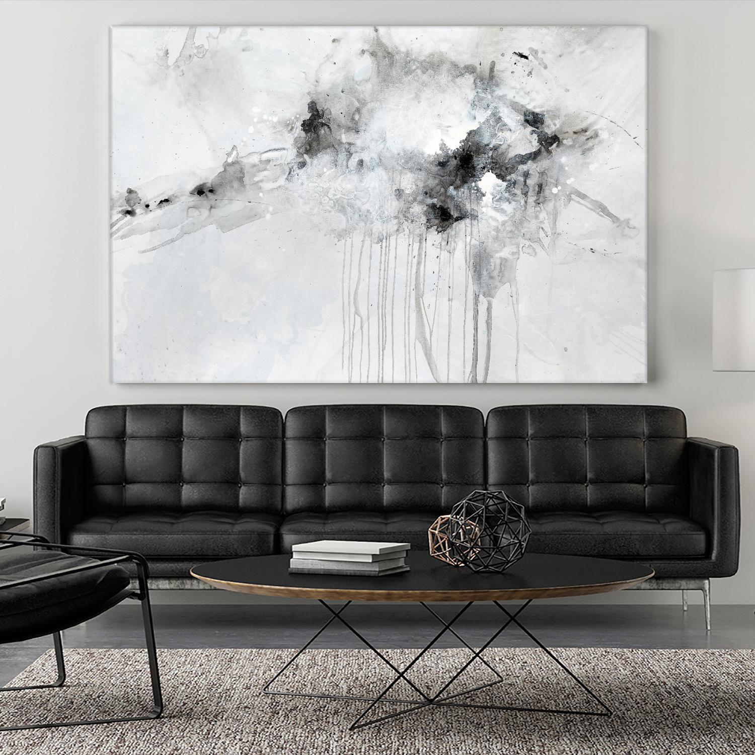 Silent Explosion by Daleno Art on GIANT ART - blue abstract abstrait 