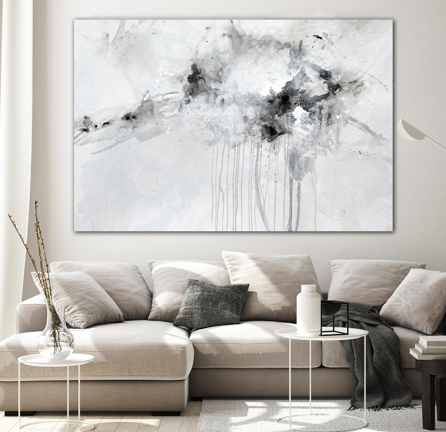 Silent Explosion by Daleno Art on GIANT ART - blue abstract abstrait 