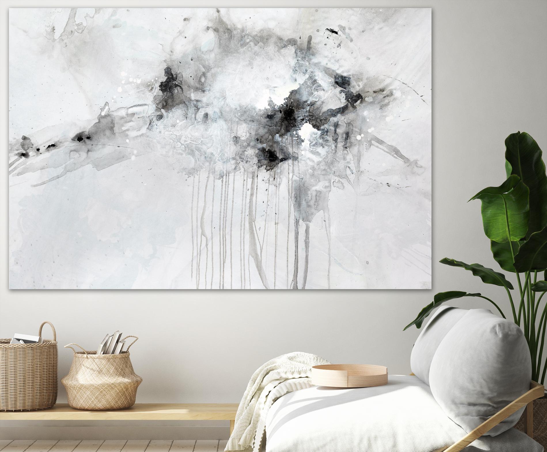 Silent Explosion by Daleno Art on GIANT ART - blue abstract abstrait 