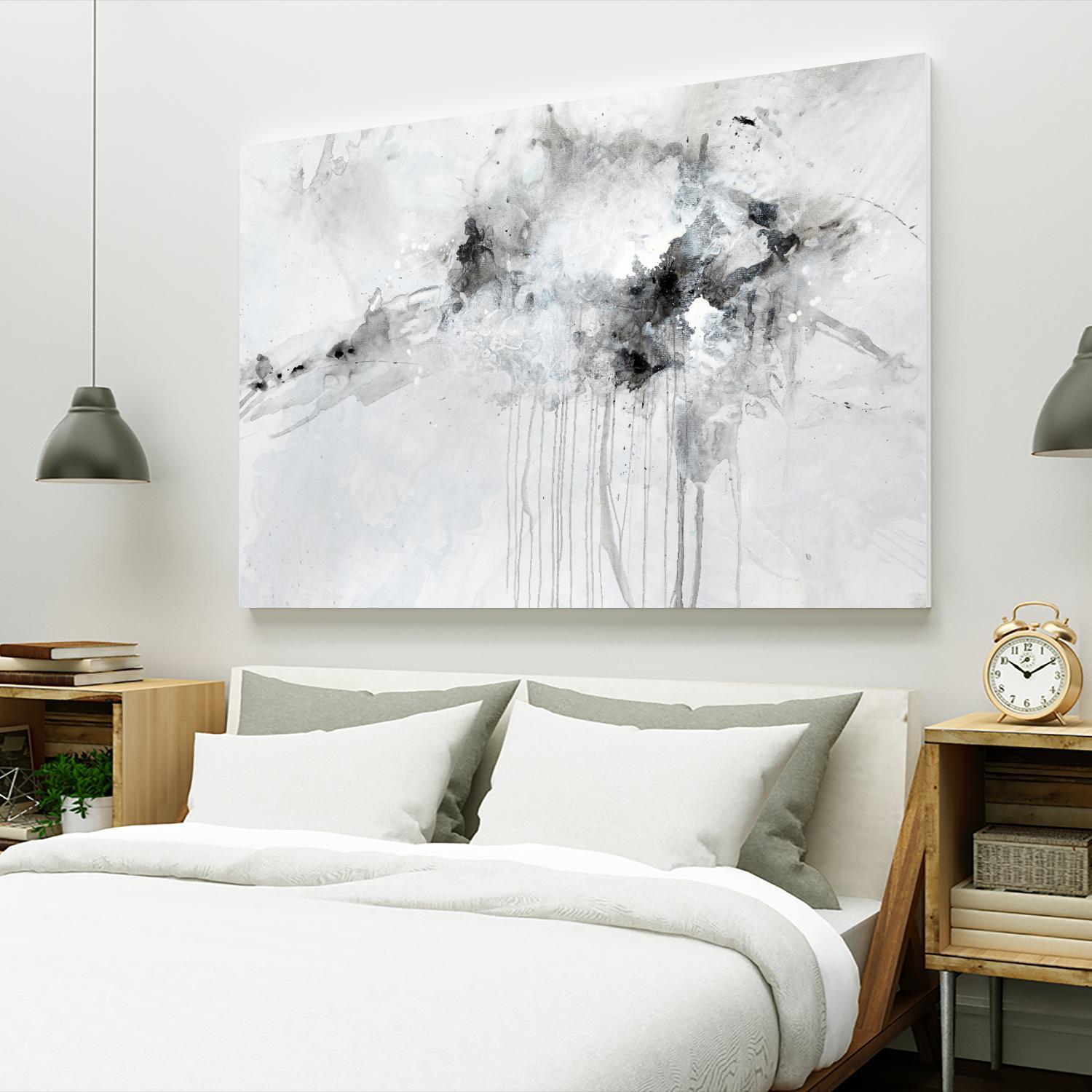 Silent Explosion by Daleno Art on GIANT ART - blue abstract abstrait 