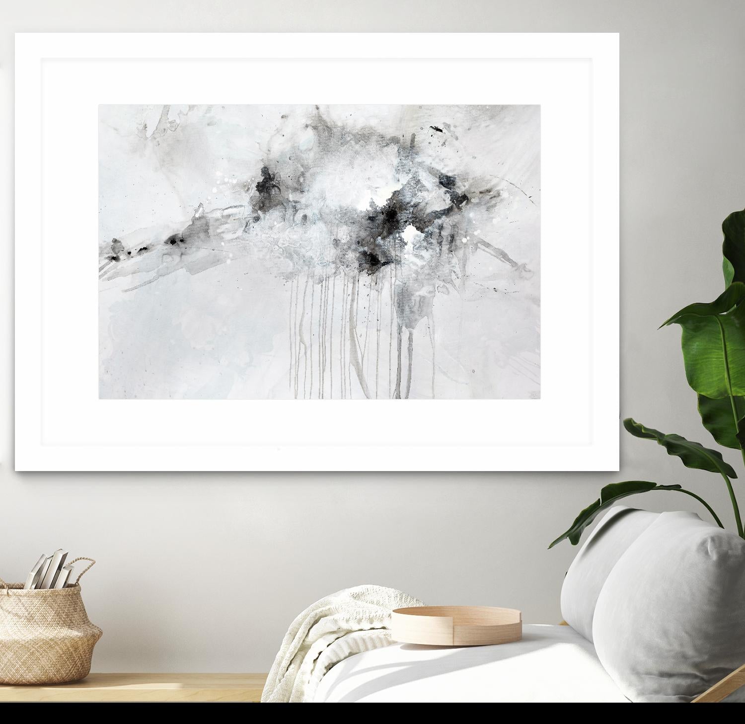 Silent Explosion by Daleno Art on GIANT ART - blue abstract abstrait 