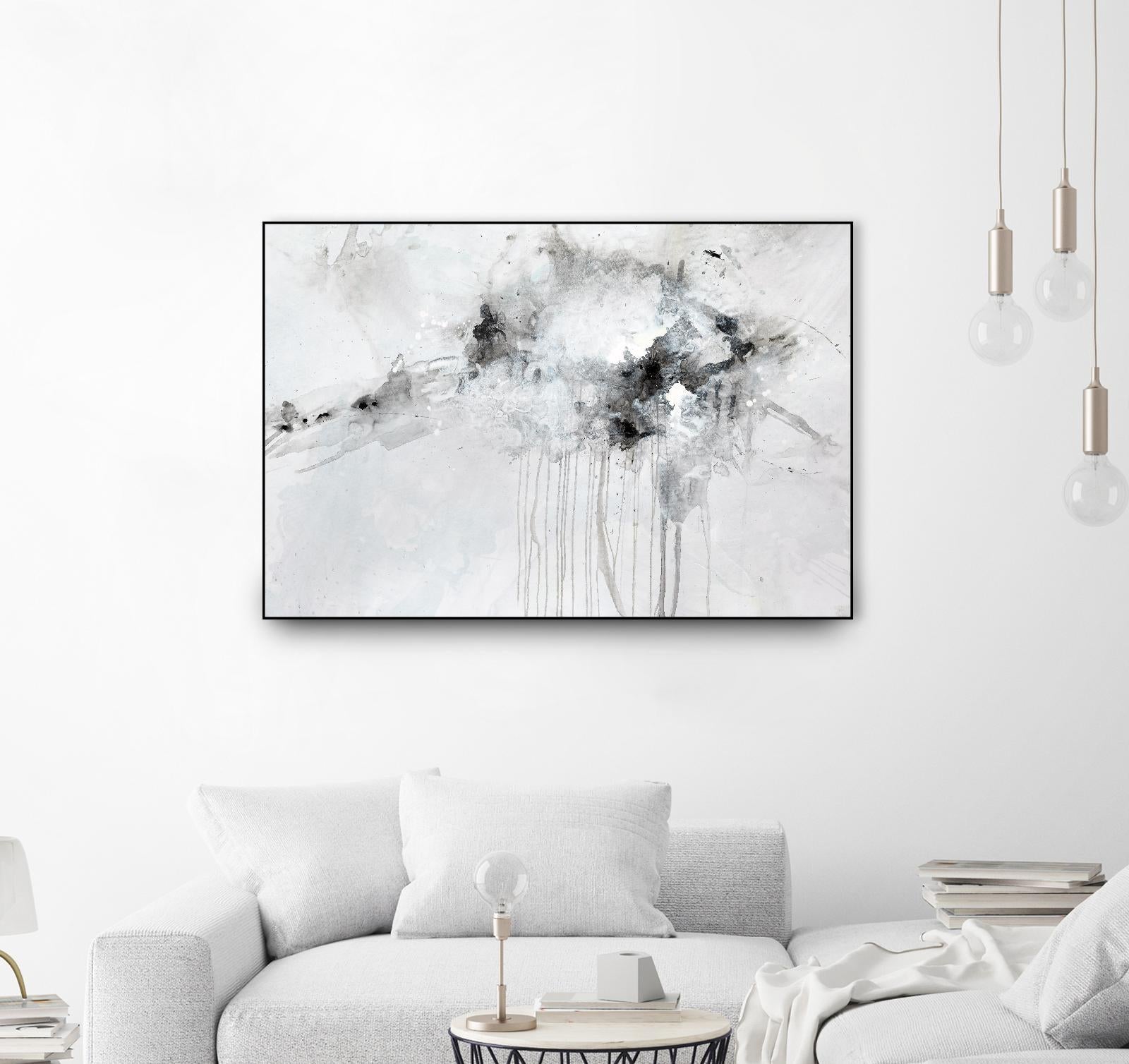 Silent Explosion by Daleno Art on GIANT ART - blue abstract abstrait 
