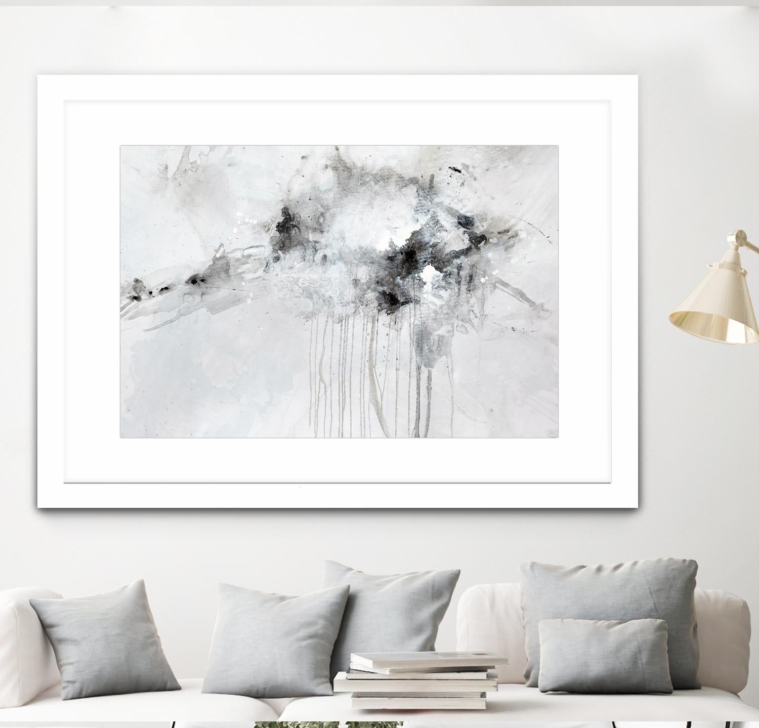 Silent Explosion by Daleno Art on GIANT ART - blue abstract abstrait 