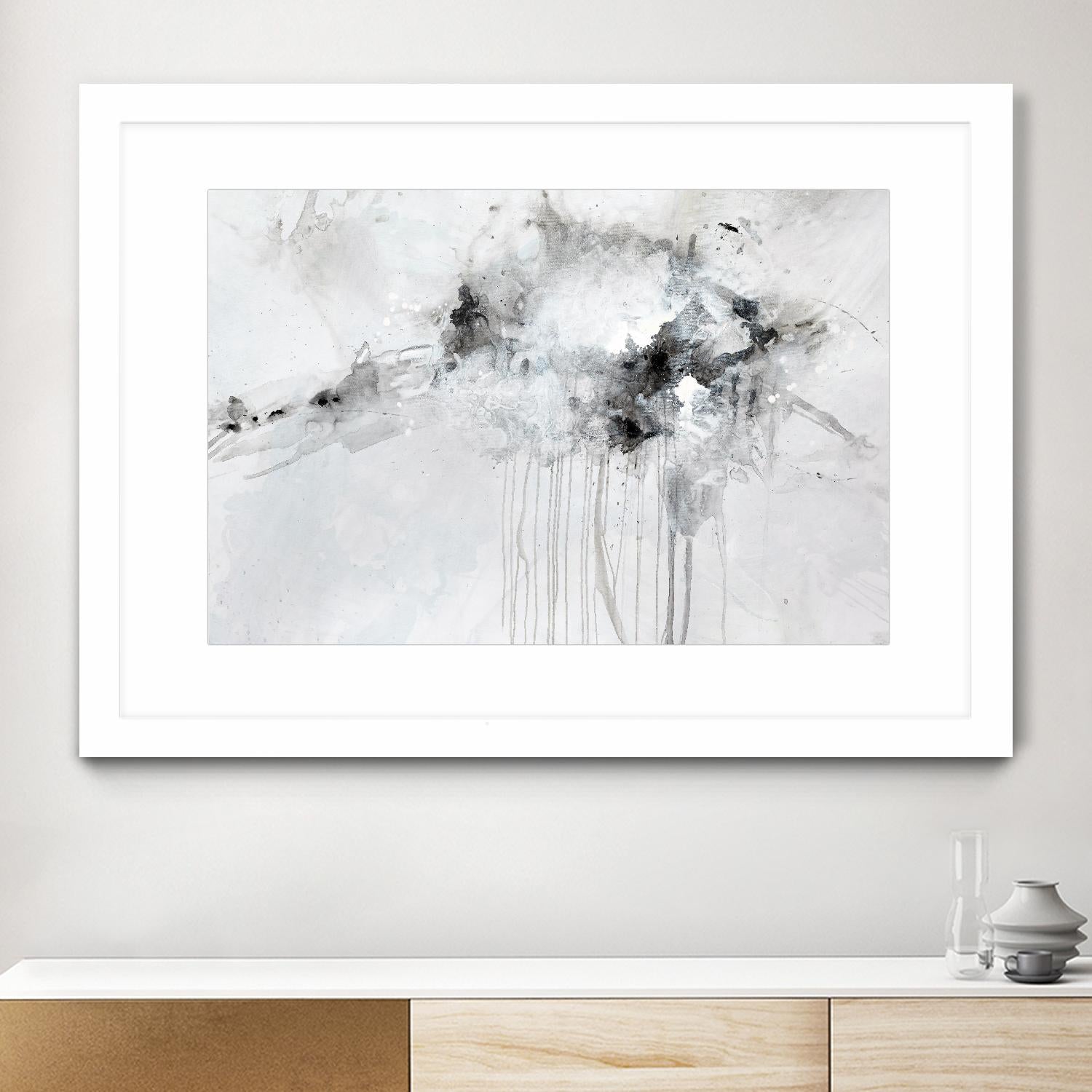 Silent Explosion by Daleno Art on GIANT ART - blue abstract abstrait 