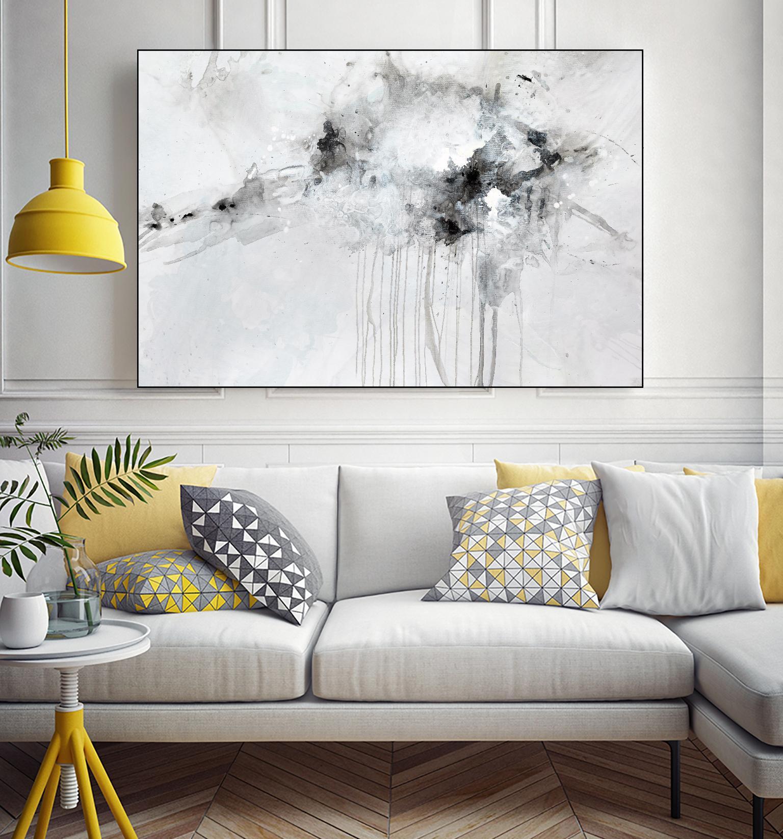 Silent Explosion by Daleno Art on GIANT ART - blue abstract abstrait 