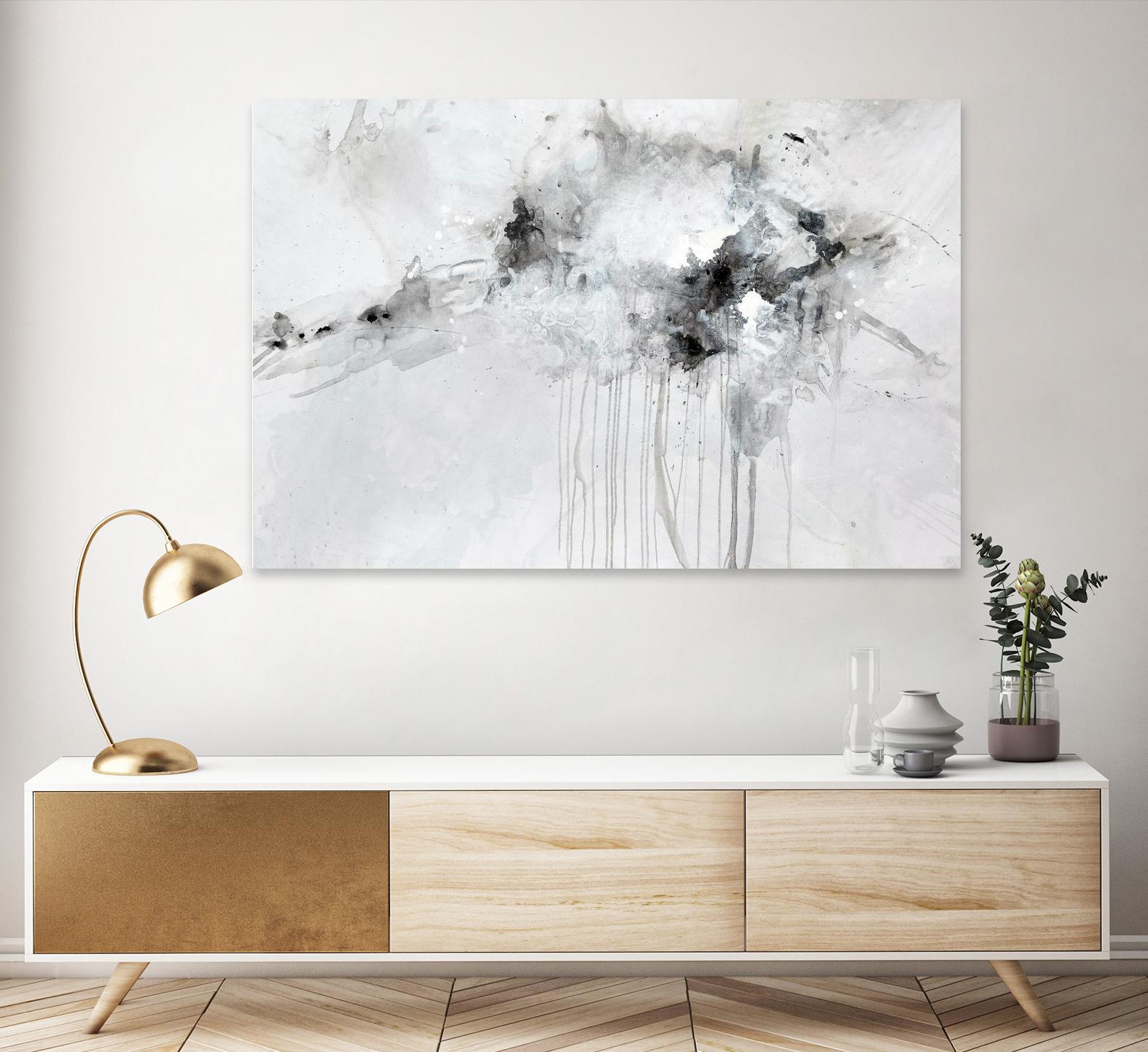 Silent Explosion by Daleno Art on GIANT ART - blue abstract abstrait 
