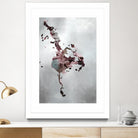 Welcomed Disturbance II by Daleno Art on GIANT ART - pink  abstract abstrait 