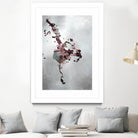 Welcomed Disturbance II by Daleno Art on GIANT ART - pink  abstract abstrait 