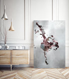 Welcomed Disturbance II by Daleno Art on GIANT ART - pink  abstract abstrait 