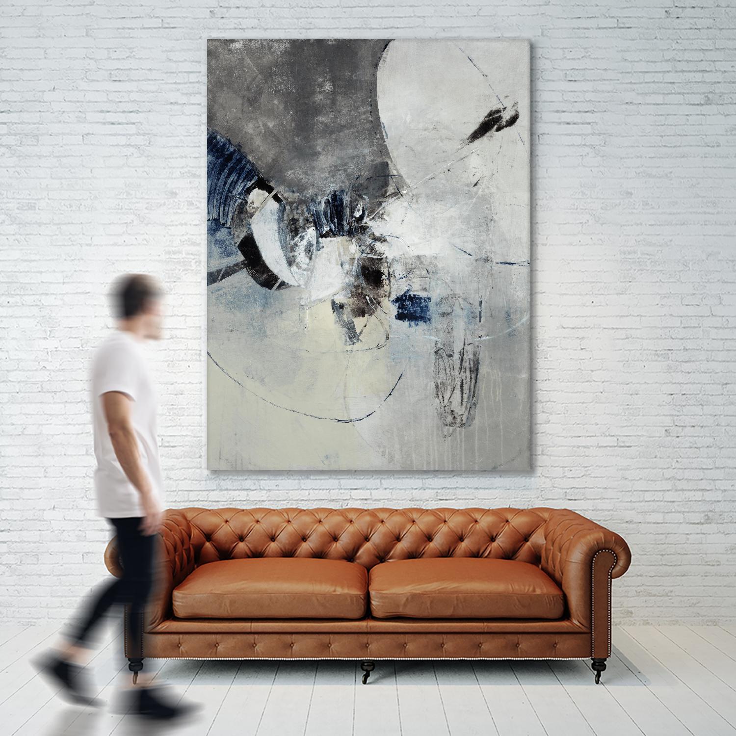 Solid Strike I by Daleno Art on GIANT ART - grey  abstract abstrait 