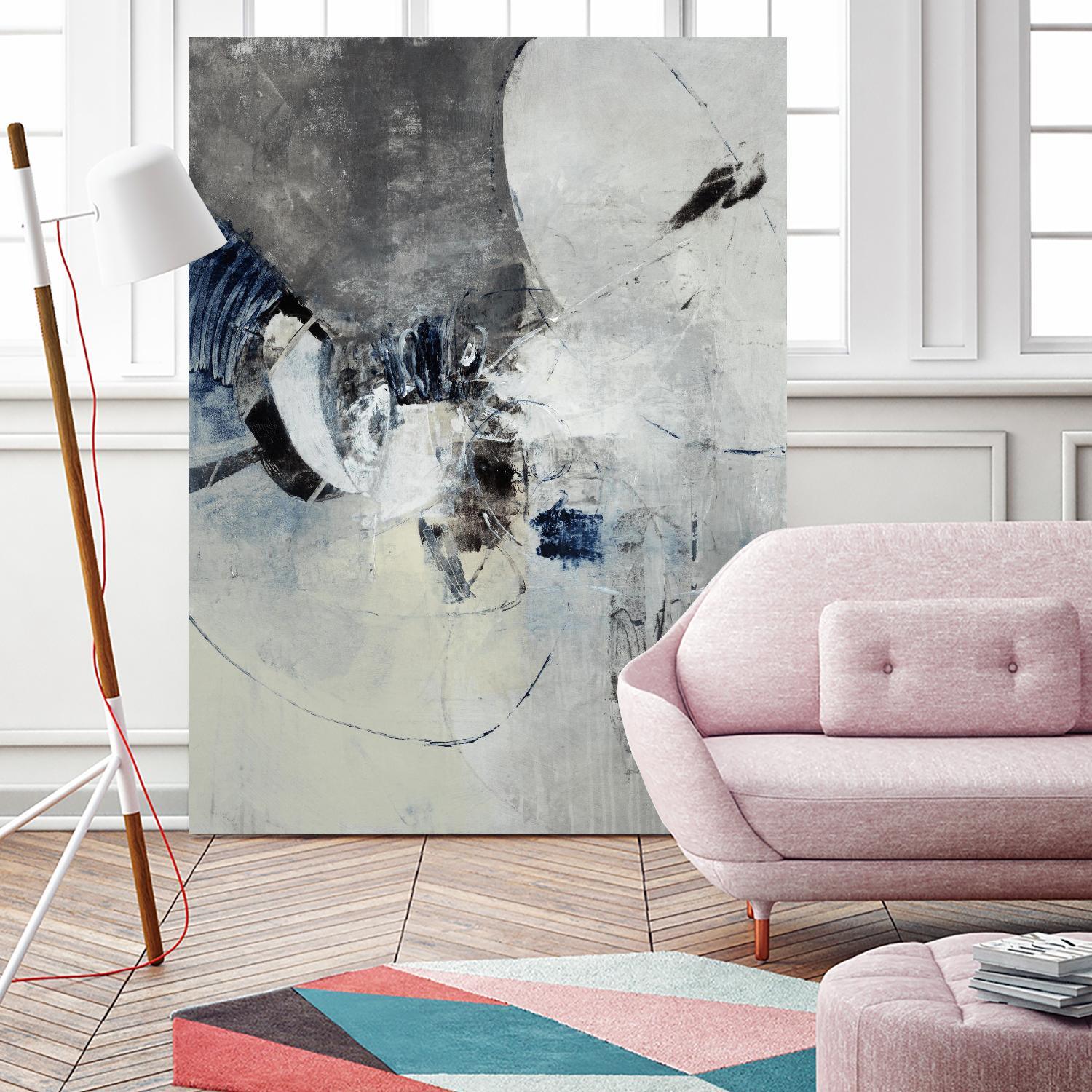 Solid Strike I by Daleno Art on GIANT ART - grey  abstract abstrait 