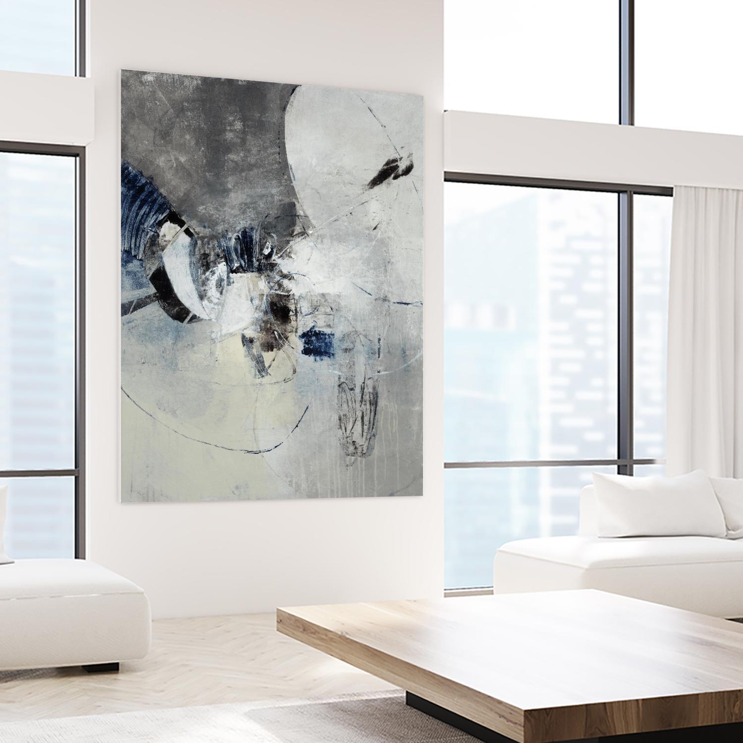 Solid Strike I by Daleno Art on GIANT ART - grey  abstract abstrait 