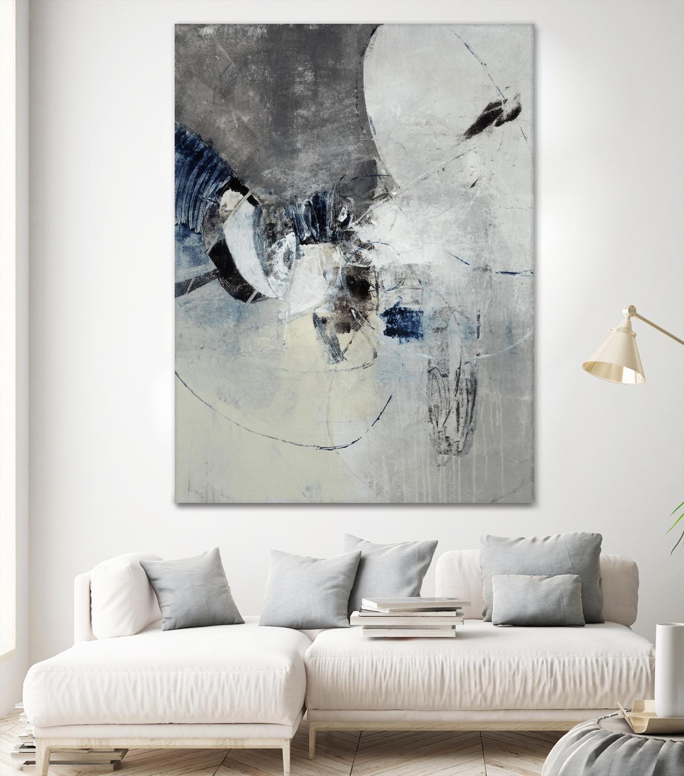 Solid Strike I by Daleno Art on GIANT ART - grey  abstract abstrait 