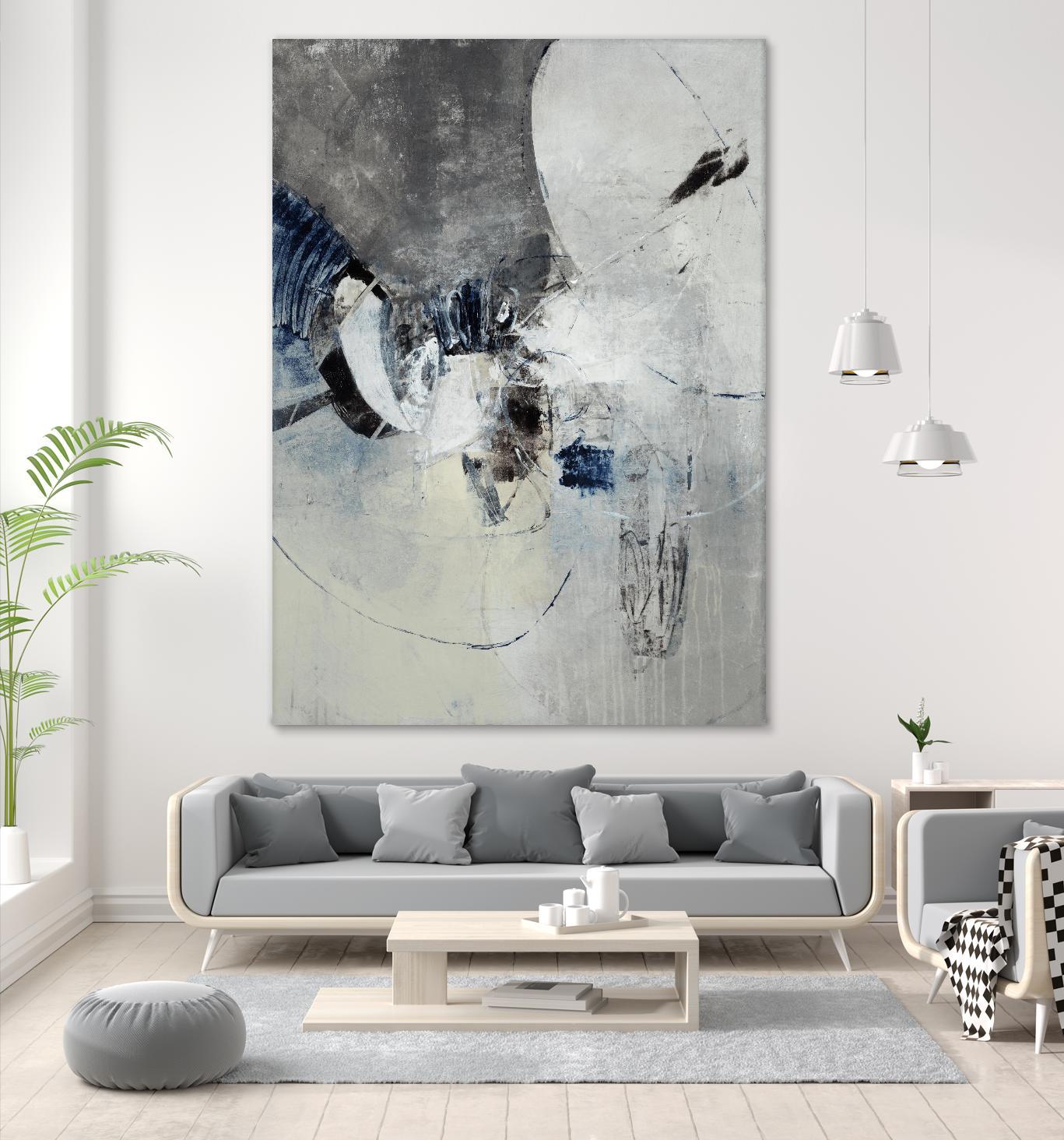 Solid Strike I by Daleno Art on GIANT ART - grey  abstract abstrait 