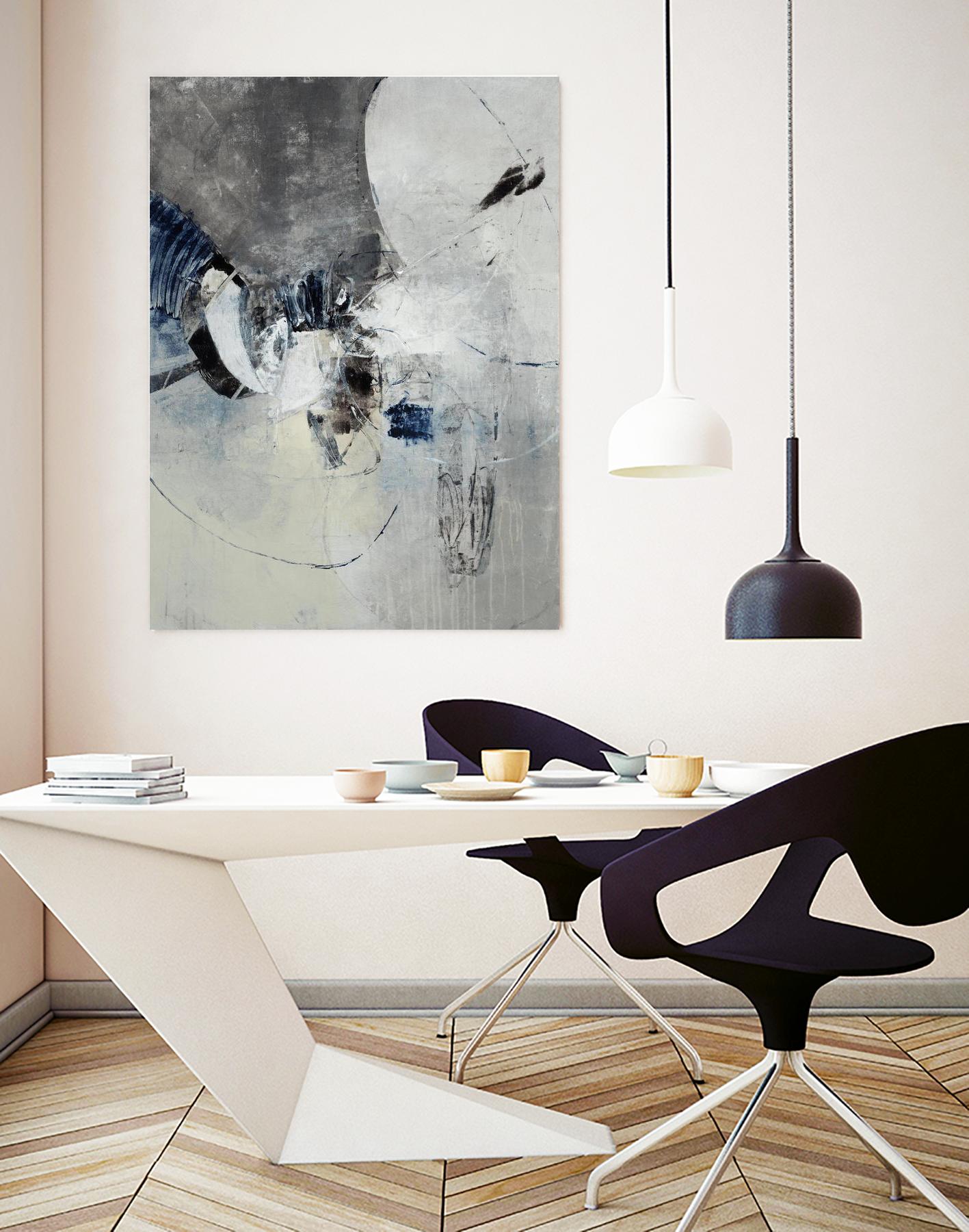 Solid Strike I by Daleno Art on GIANT ART - grey  abstract abstrait 
