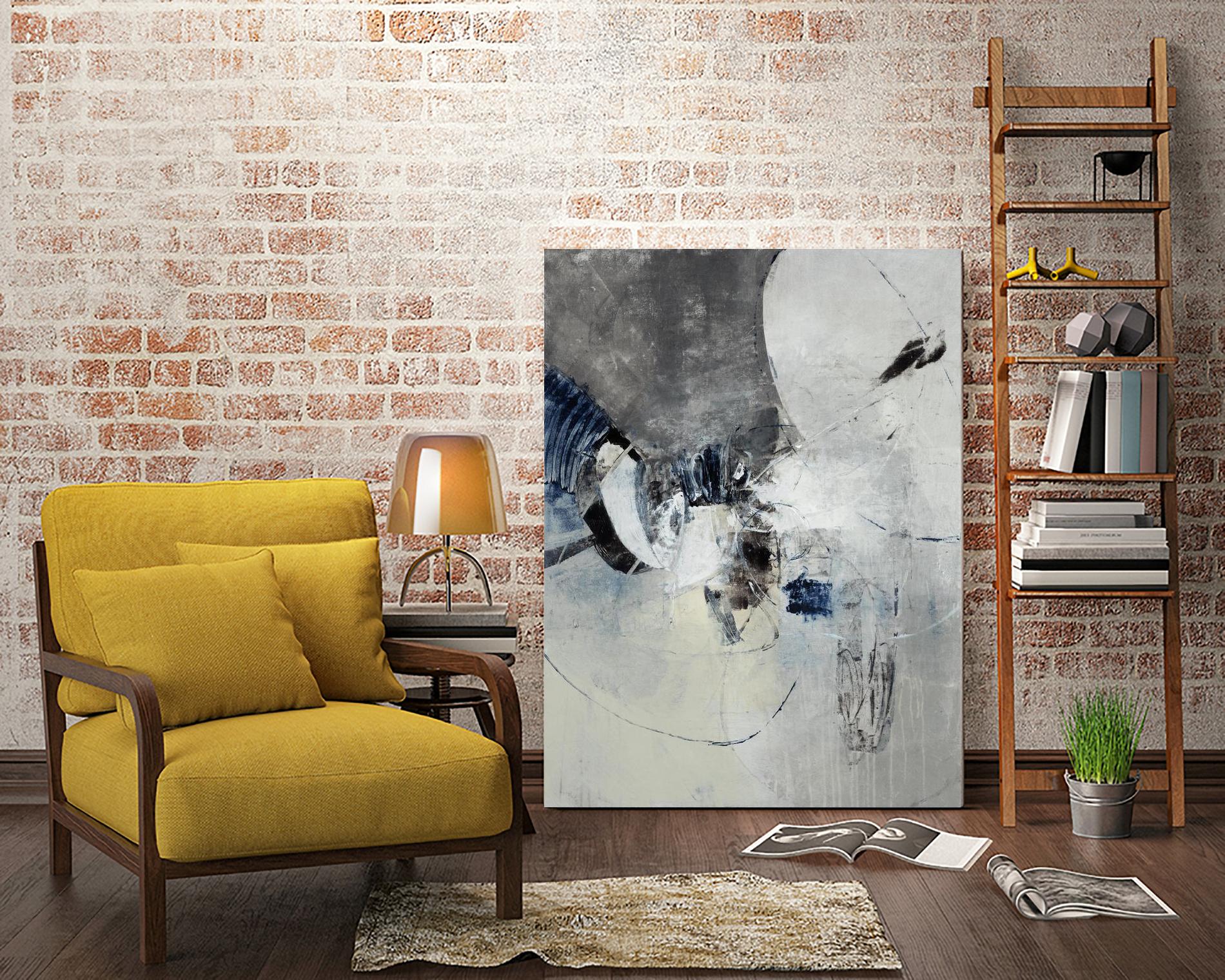 Solid Strike I by Daleno Art on GIANT ART - grey  abstract abstrait 