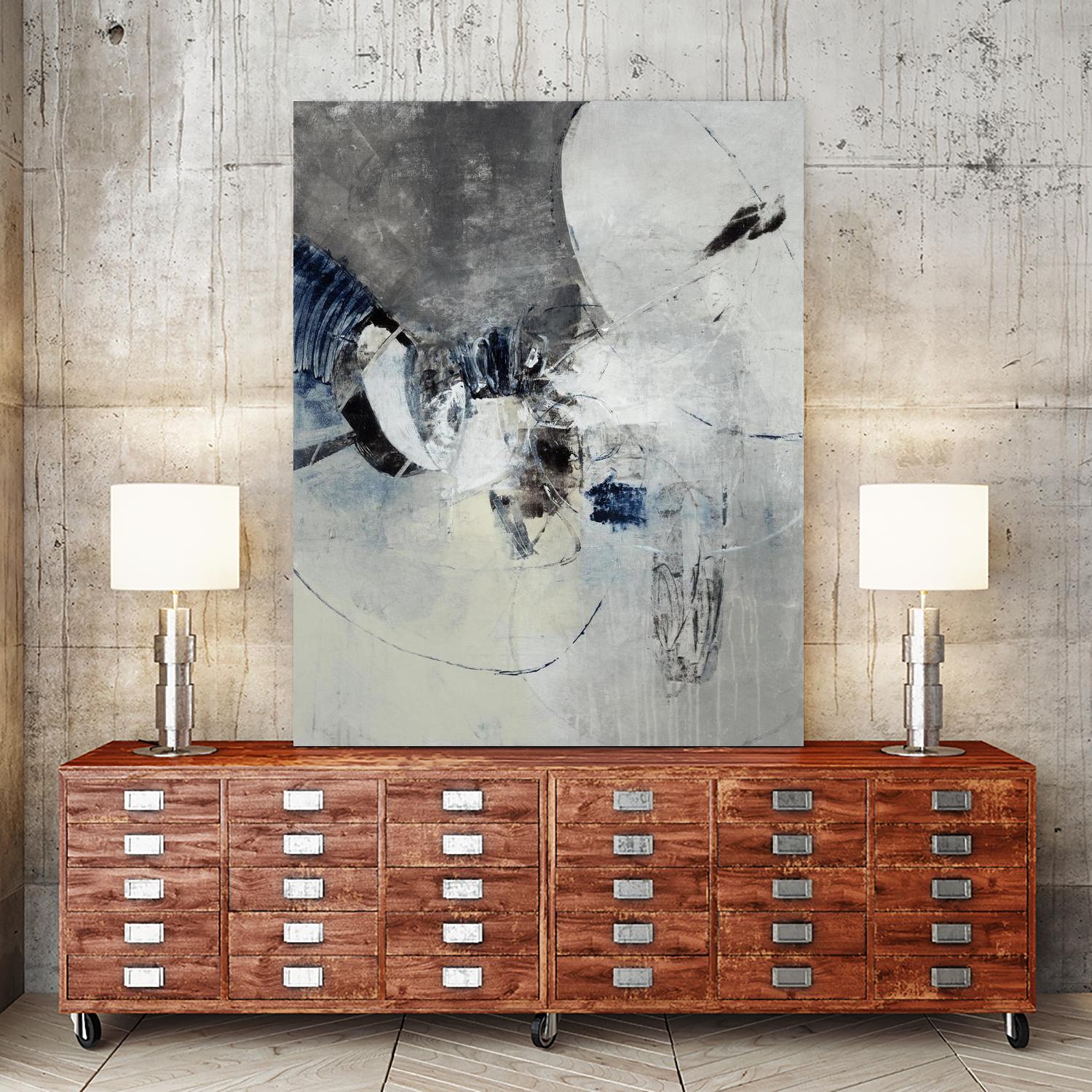 Solid Strike I by Daleno Art on GIANT ART - grey  abstract abstrait 
