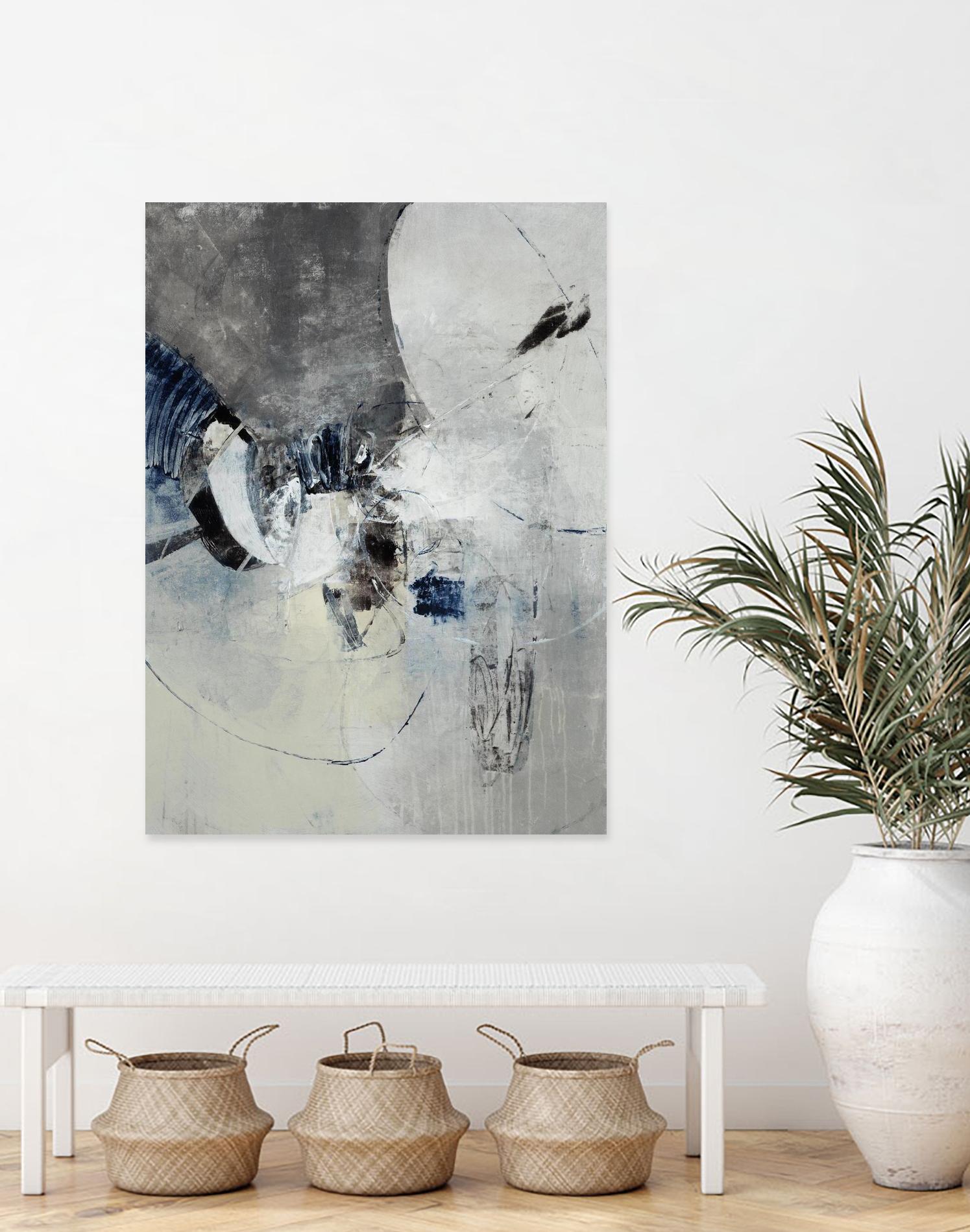Solid Strike I by Daleno Art on GIANT ART - grey  abstract abstrait 