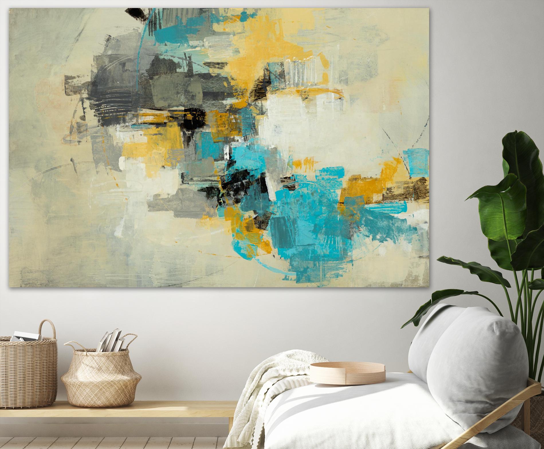 Adrift in Time by Daleno Art on GIANT ART - blue abstract abstrait 