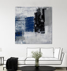 Just One TIme II by Daleno Art on GIANT ART - bleu abstract