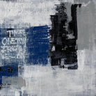 Just One TIme II by Daleno Art on GIANT ART - bleu abstract