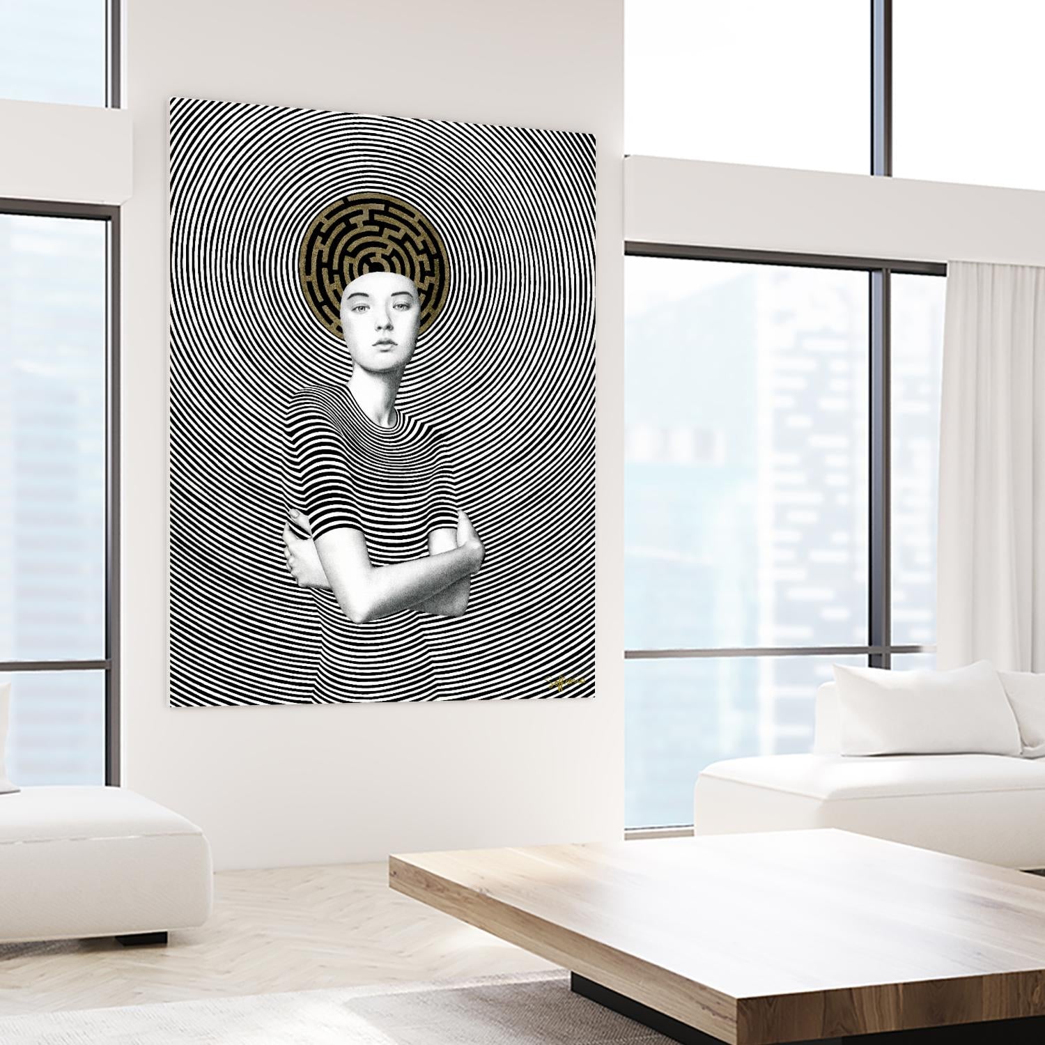 Odette by Sofia Bonati on GIANT ART - white men and women