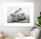 Artaud Deer by Ruben Carrasco on GIANT ART - black animals