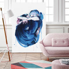 The Noise of the Sea by Agnes Cecile on GIANT ART - blue abstract