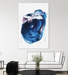 The Noise of the Sea by Agnes Cecile on GIANT ART - blue abstract