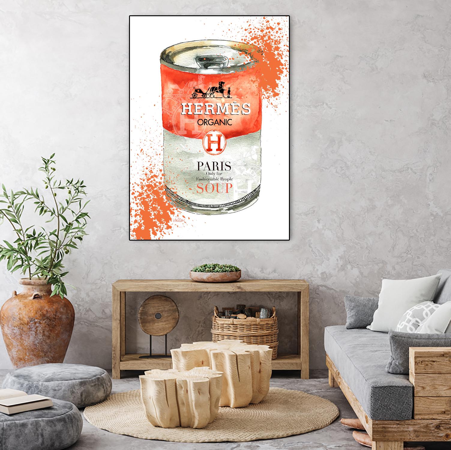 Hermes Soup by Mercedes Lopez Charro on GIANT ART