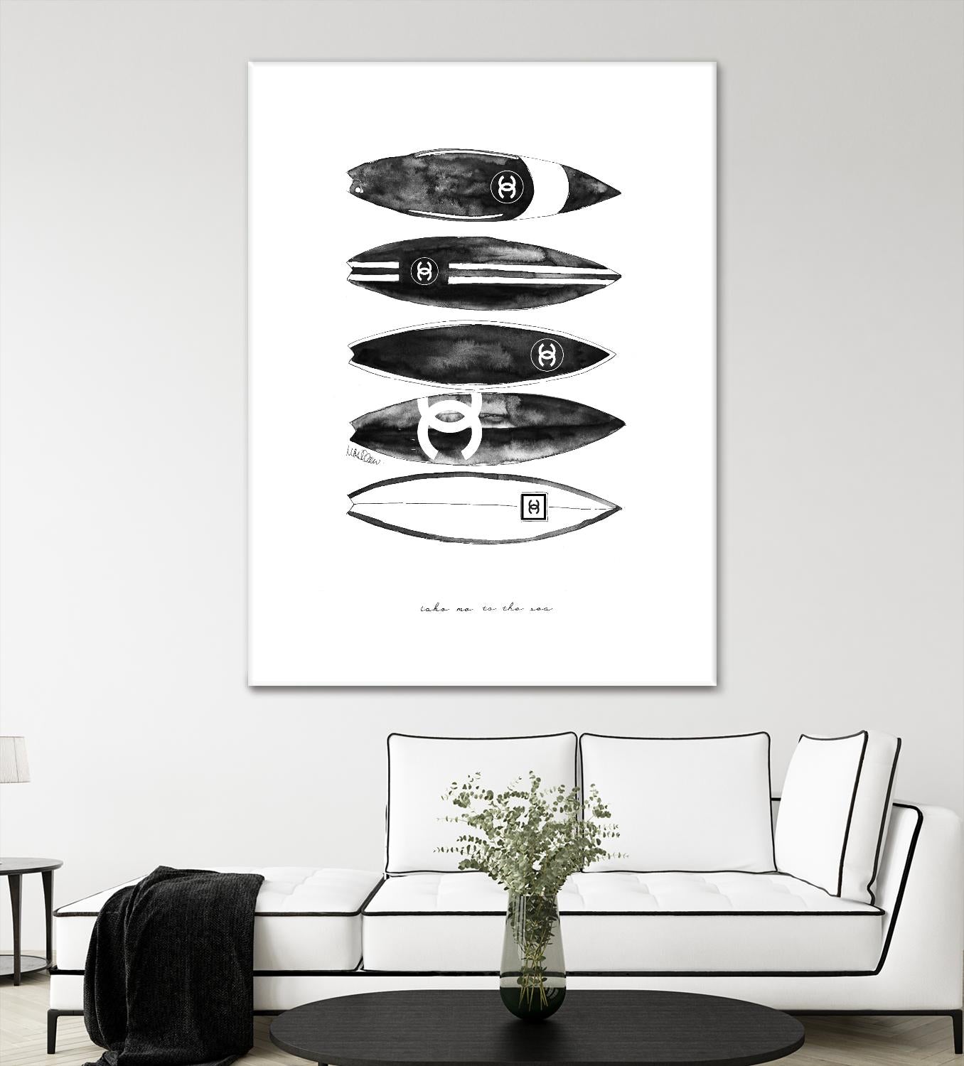 Surf Portrait by Mercedes Lopez Charro on GIANT ART