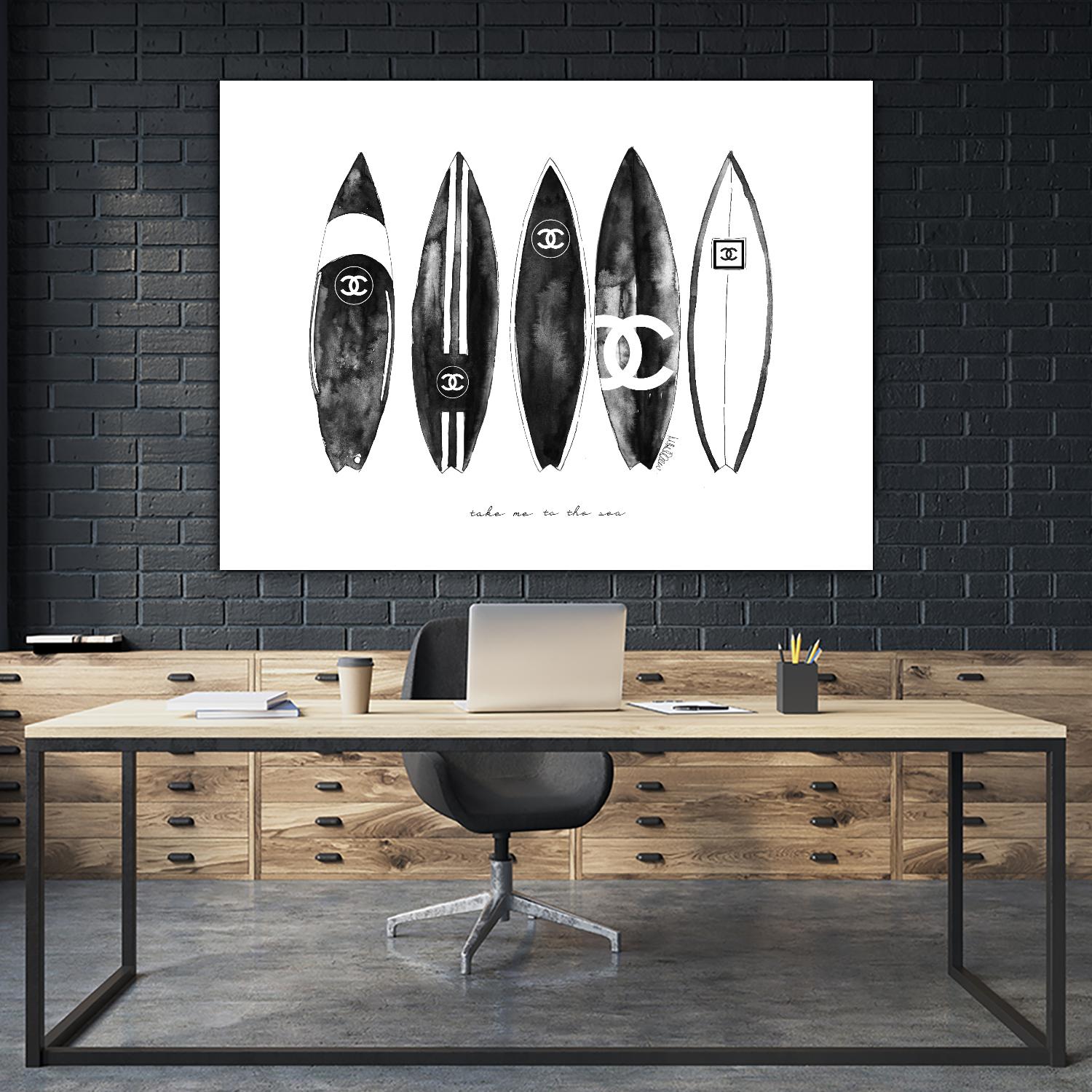 Surf Landscape by Mercedes Lopez Charro on GIANT ART