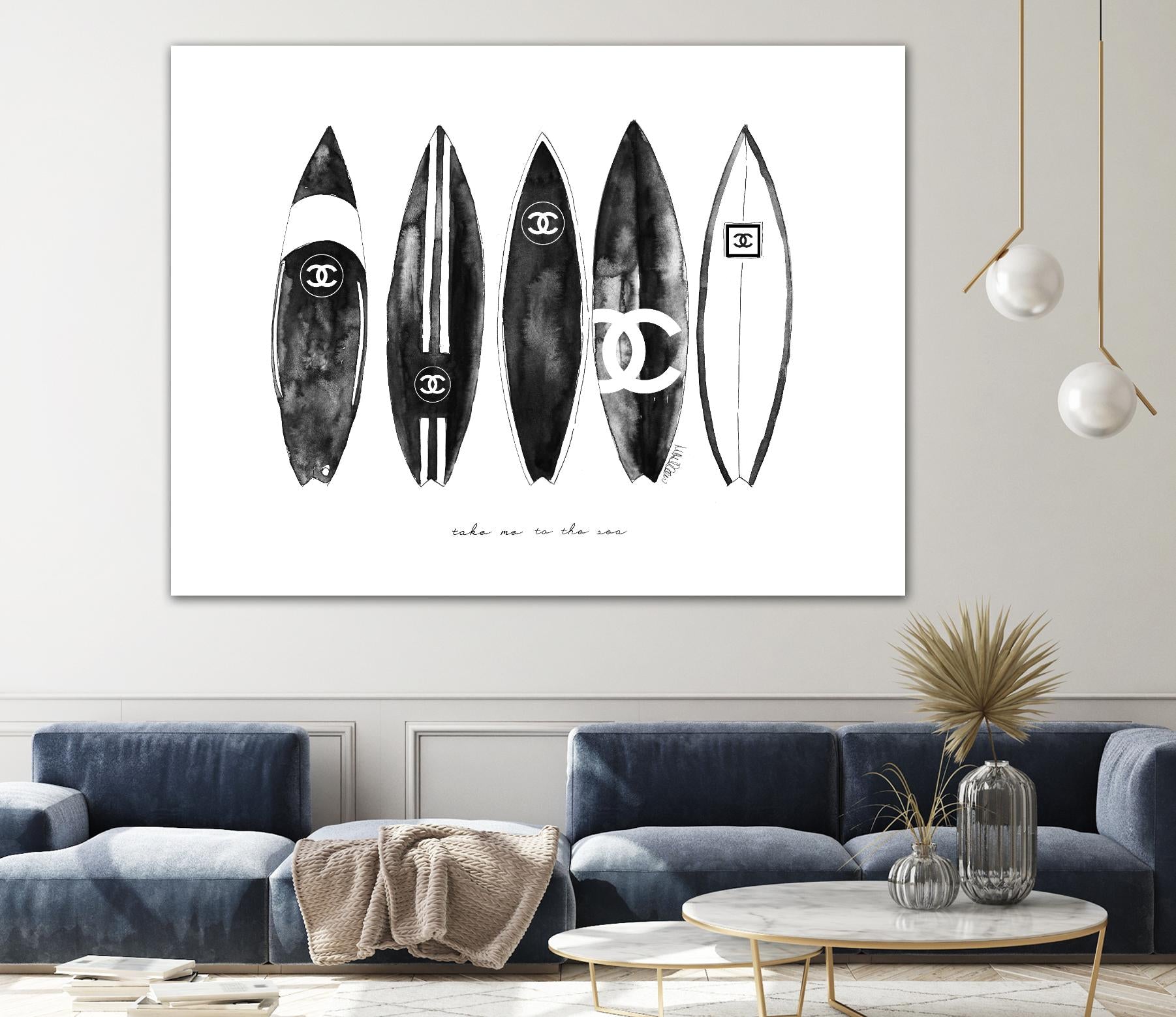 Surf Landscape by Mercedes Lopez Charro on GIANT ART