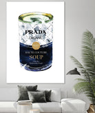 Prada Soup by Mercedes Lopez Charro on GIANT ART - gold watercolor warhol